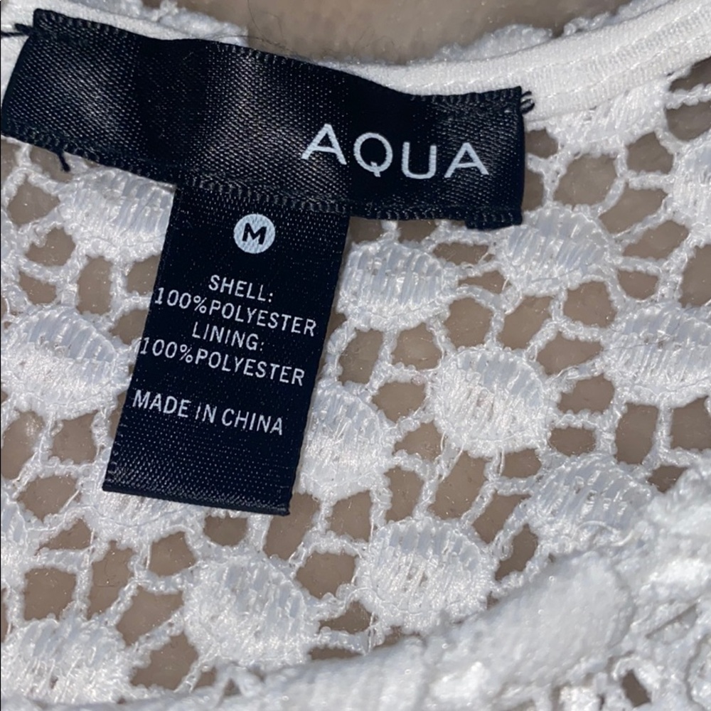 Aqua Ruffle Dress - Picture 3 of 3